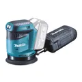 Makita DBO180Z Akku Excenterschleifer mit Staubabsaugung 18V 125mm Schleifdurchm