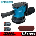 Für Makita DBO180Z Akku Excenterschleifer mit Staubabsaugung 18V 125mm Akku 5Ah
