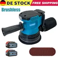 Akku Exzenterschleifer Schleifmaschine Schwingschleifer w/2 Akku Für 18V Makita