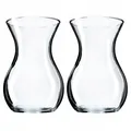 KADAX Blumenvase, Vase aus Glas, 18cm, 2 Stück