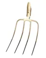 Kerbl Spatengabel Dunggabel ohne Stiel 31 x 23 cm, effiziente 4 Zinken