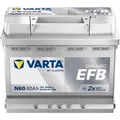 Varta 560500064K262 Varta EFB 12V 60Ah 640A für ABARTH ALFA ROMEO AUDI BMW
