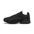 PUMA Electro SL Straßenlaufschuh, Unisex, Schwarz-Shadow-Grau, 8.5 UK