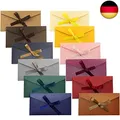TYFYH 24 Stück Kraftpapier Umschläge, Retro Kraftpapier Perlglanzpapier U