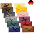 TYFYH 24 Stück Kraftpapier Umschläge, Retro Kraftpapier Perlglanzpapier U