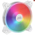 MARSGAMING MFD, 120mm RGB-Lüfter, Ultra Quiet 14dB, Molex, Transparent