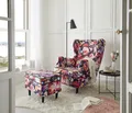 ED EXCITING DESIGN Ohrensessel Laurel, mit Massivholzfüße