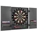 OneConcept - Dartmaster 180 Dartautomat, Dartscheibe elektronisch, E-Darts, Dartboard mit bis zu 8 Spieler, virtueller Gegner, LED-Anzeigen, 12 Pfeile