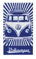 VW T1 Bus Strandtuch Blau 160 x 90 cm / 100% Baumwolle