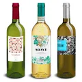 DELINAT – Wein Probierpaket Natürlich Weiss – Weißwein trocken & halbtrocken – Weinset mit Bio Wein aus Italien, Deutschland und Spanien, vegan (3 x 0,75l)