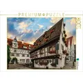 CALVENDO Puzzle CALVENDO Puzzle Hotel Schiefes Haus in Ulm 1000 Teile Lege-Größe 64 x 48 cm Foto-Puzzle Bild von Dirk Meutzner, 1000 Puzzleteile
