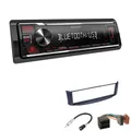 Kenwood Autoradio Bluetooth USB AUX für Smart ForTwo Cabrio Coupe 1998-2007 grau