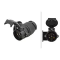 1x Adapter, Steckdose HELLA 8JA 005 952-011 passend für SCANIA JAEGER ZIEGLER