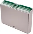 JOSEPH JOSEPH Folio 4er SET SCHNEIDEBRETTER Kunststoff mit Ständer Sage, Groß