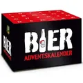 itenga Adventskalender für Bierkasten Stülper Motiv rot schwarz weiss - Bier Adventskalender