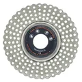 Kaindl Diamant-Sichtschleifscheibe WAVE Ø115 x 22,2 mm D151– zweiseitiger Diamantbelag, Wellenprofil, End- & Grobschliff, Profi-Qualität für Winkelschleifer & Bohrmaschine
