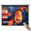 celexon basic Motor-Leinwand 100" | 200x150 cm 4:3 | elektrische Full-HD 4K