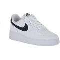 Nike Air Force 1 Low '07 "White Black Pebbled Leather" Weiß, Größe: 45 - Weiß - 45