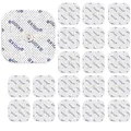 20er Set 5x5 cm Elektroden-Pads - kompatibel mit Compex Muskelstimulationsgeräten | Elektroden-Pads zur Muskelstimulation | Mit 3,75 cm Snap Druckknopf | Zertifiziertes Medizinprodukt von axion