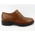 Nero Giardini cuoio gelocht Schnürschuh braun 40 EU