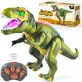 JOYIN Kinder LED Ferngesteuertes Dinosaurier Spielzeug, Elektronik T-Rex Dino Spielzeug mit Gehen, Brüllen, leuchtenden Augen und Kopfschütteln für Kleinkinder Jungen Mädchen