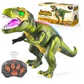 LED Dinosaurier Spielzeug Ferngesteuert mit Gehen Brüllen und Kopfschütteln