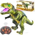 Kinder LED Ferngesteuertes Dinosaurier Spielzeug, Elektronik T-Rex Dino Spiel...