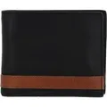 Fossil Geldbörse Quinn Bifold Schwarz ML3653-001 Herren Geldbeutel - Schwarz