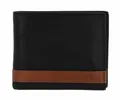 FOSSIL Quinn Coin Pocket Bifold L Geldbörse Black Schwarz Neu