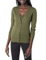 Cardigan Damen XL Olivgrün V-Ausschnitt Amazon Essentials Leichter