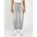 GANG 5-Pocket-Jeans 94IDA cropped grau 27