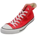 Converse All Star Hi Sneaker Rot Weiß Unisex Fashion Trainer - 46 EU