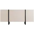 Vente-Unique Sideboard, Schwarz, Beige, Holz, Rechteckig, 180x81x45 cm, Esszimmer, Anrichten