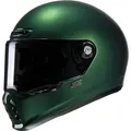 HJC V10 Solid Helm, grün, Größe XL für Männer