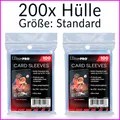 Ultra Pro Karten Hüllen Card Sleeves TCG für Pokemon MTG Hülle 200x schutzhüllen