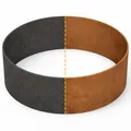 bellissa – Rasenkante Metall Corten-Stahl rund 20x13 cm - Baumring Rasenbegrenzung aus wetterfestem Material für saubere Rasen- & Beetabgrenzung - Beeteinfassung Pflanzring Kreis robust & langlebig