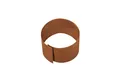 Bellissa Rasenkante Kreis Ø20 cm Höhe 13 cm corten Baumring Beeteinfassung, Lieferzustand blank