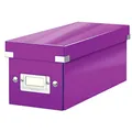 Sammelbox violett CD-Box Aufbewahrung Box Click & Store 6041 Leitz