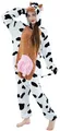 corimori Kuh-Kostüm Bauernhof Erwachsene Damen Herren Karneval Tier-Kostüme Onesie Jumpsuit Overall 23 Kuh mit rosa Euter,M
