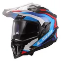 LS2 MX701 Explorer Plus Carbon Frontier II Black Blue Red Gr. L Motorradhelm