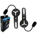 BuddyChat Helm-Headset DUO 2er Set, mit Bluetooth, Vollduplex