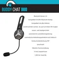 Buddy Chat Duo super zum Fahrradfahren, Motorboot usw bestes Headset