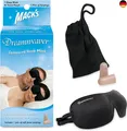 Mack's Dreamweaver Konturierte Schlafmaske, bequem, verstellbar, Augenmaske mit