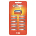 Gillette Fusion5 Rasierklingen für Herren, 12er-Pack Rasierklingen-Nachfüllpackungen mit Präzisionstrimmer, 5 Anti-Reibungsklingen, geeignet für Mailbox