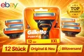 12x Gillette Fusion 5 Rasierklingen Original Neu OVP XXL Pack
