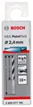 Bosch Professional 10 Stück HSS Spiralbohrer PointTeQ (für Metall, 2,4 x 30 x 57 mm, Zubehör Bohrschrauber)