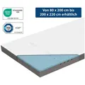 Genius, Topper Eazzzy Deluxe Matratzentopper H2 H3 140x200 cm OEKO-TEX® Standard 100 , 9 cm hoch, (1-tlg.Set), OEKO-TEX Standard 100, Allergiker geeignet 180 cm x 200 cm x 9 cm