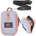 FOSOTO Kameratasche Digitalkamera-Tasche mit Gürtelschlaufe Umhängeband k