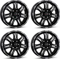 4 Borbet Felgen CW8 8.0x18 ET52 5x120 SWPM für VW Amarok Crafter T5 T6 T6.1 Multivan T6.1 Transporter T7 Touareg 5x120 SWPM für VW Amarok