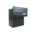 Letterbox24 Briefkasten F-Serie Durchwurfbriefkasten in RAL, mit Namensschild